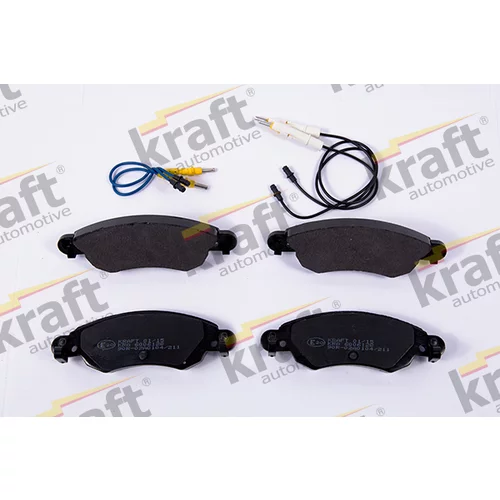 Sada brzdových platničiek kotúčovej brzdy KRAFT AUTOMOTIVE 6006128