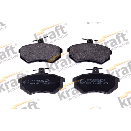 Sada brzdových platničiek kotúčovej brzdy KRAFT AUTOMOTIVE 6000170
