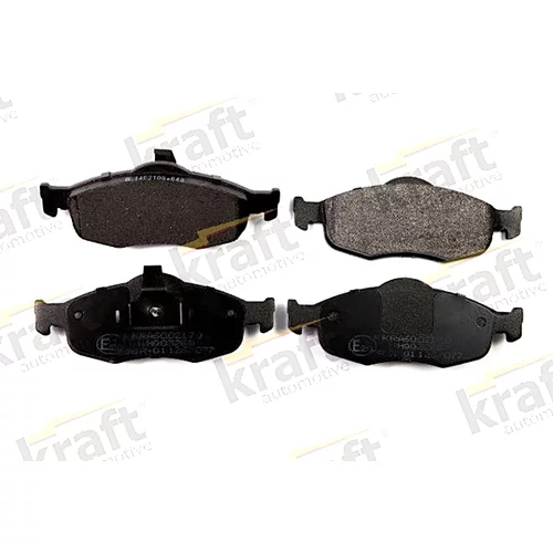 Sada brzdových platničiek kotúčovej brzdy KRAFT AUTOMOTIVE 6002170