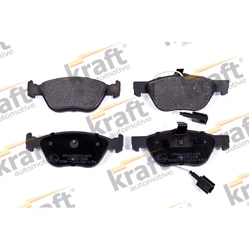 Sada brzdových platničiek kotúčovej brzdy KRAFT AUTOMOTIVE 6003185