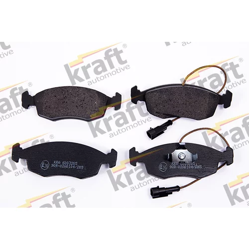 Sada brzdových platničiek kotúčovej brzdy KRAFT AUTOMOTIVE 6003205