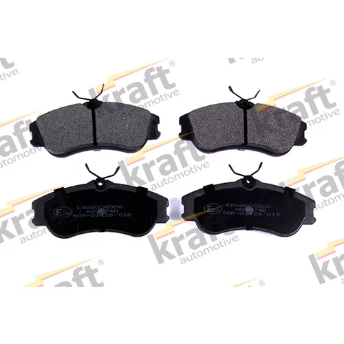 Sada brzdových platničiek kotúčovej brzdy KRAFT AUTOMOTIVE 6006080