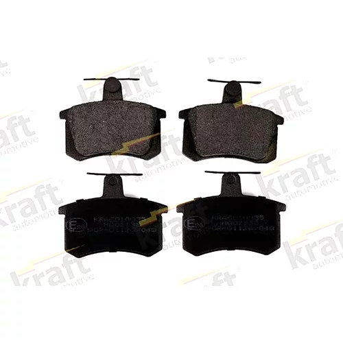 Sada brzdových platničiek kotúčovej brzdy KRAFT AUTOMOTIVE 6010035