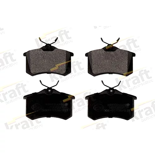 Sada brzdových platničiek kotúčovej brzdy KRAFT AUTOMOTIVE 6010092