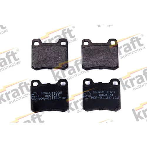 Sada brzdových platničiek kotúčovej brzdy KRAFT AUTOMOTIVE 6011020