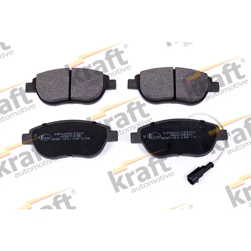 Sada brzdových platničiek kotúčovej brzdy KRAFT AUTOMOTIVE 6003322
