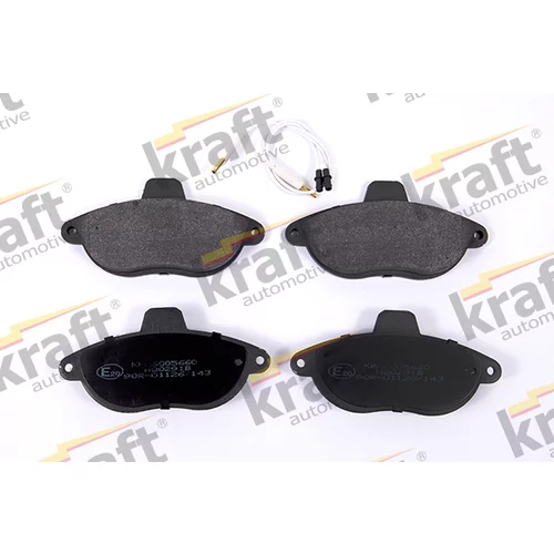 Sada brzdových platničiek kotúčovej brzdy KRAFT AUTOMOTIVE 6005660