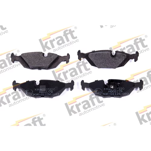 Sada brzdových platničiek kotúčovej brzdy KRAFT AUTOMOTIVE 6007220