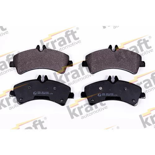 Sada brzdových platničiek kotúčovej brzdy KRAFT AUTOMOTIVE 6011092