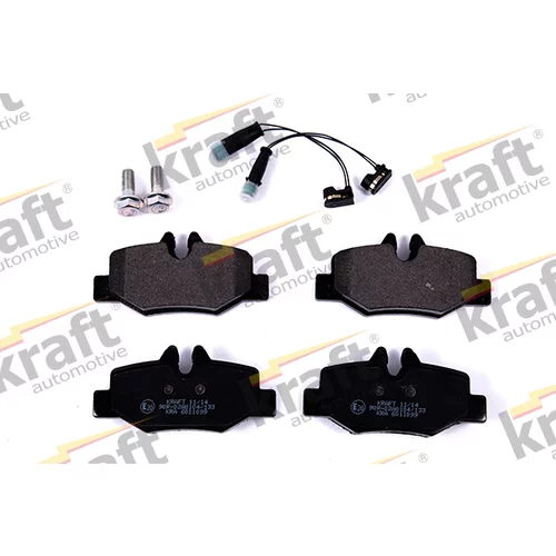 Sada brzdových platničiek kotúčovej brzdy KRAFT AUTOMOTIVE 6011099