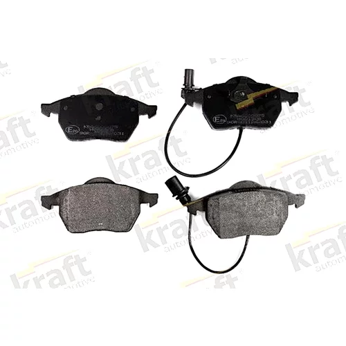 Sada brzdových platničiek kotúčovej brzdy KRAFT AUTOMOTIVE 6000075
