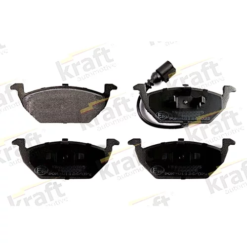Sada brzdových platničiek kotúčovej brzdy KRAFT AUTOMOTIVE 6000385