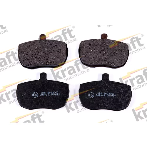Sada brzdových platničiek kotúčovej brzdy KRAFT AUTOMOTIVE 6002060