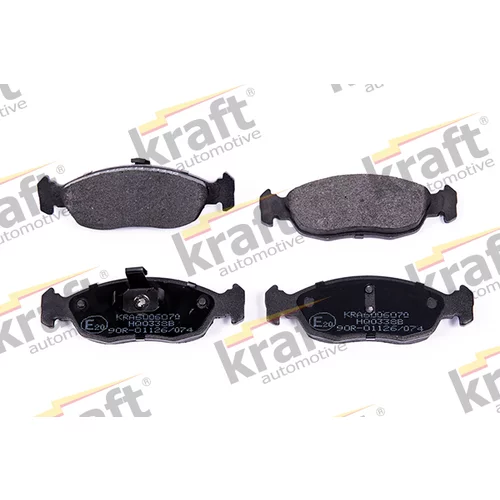 Sada brzdových platničiek kotúčovej brzdy KRAFT AUTOMOTIVE 6006070