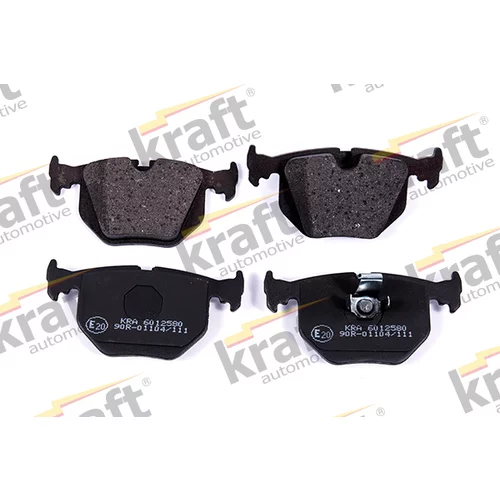 Sada brzdových platničiek kotúčovej brzdy KRAFT AUTOMOTIVE 6012580