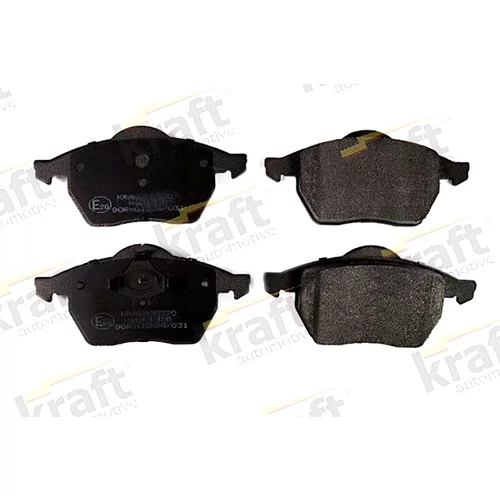 Sada brzdových platničiek kotúčovej brzdy KRAFT AUTOMOTIVE 6000320