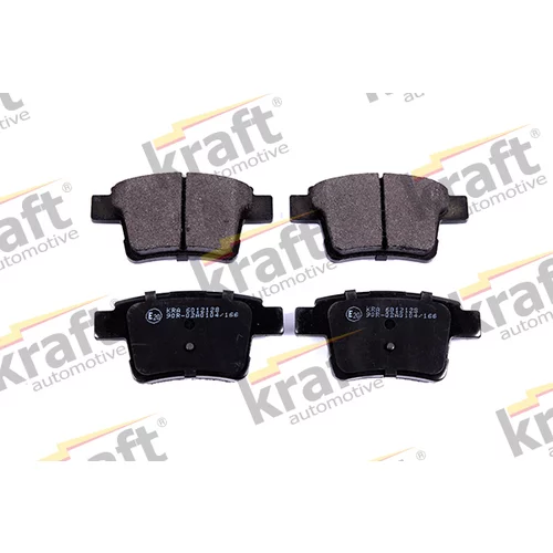 Sada brzdových platničiek kotúčovej brzdy KRAFT AUTOMOTIVE 6012128