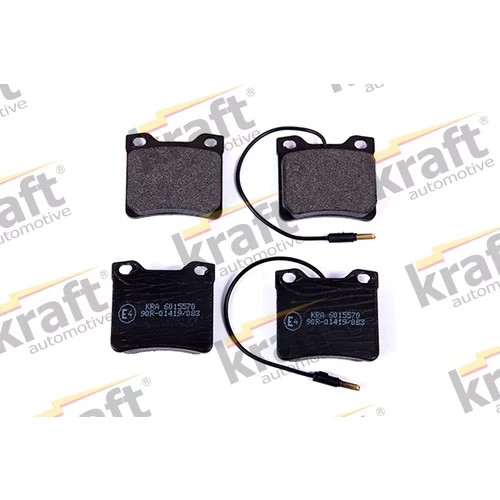 Sada brzdových platničiek kotúčovej brzdy KRAFT AUTOMOTIVE 6015570