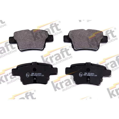 Sada brzdových platničiek kotúčovej brzdy KRAFT AUTOMOTIVE 6016000