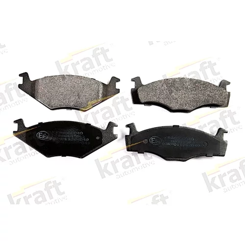 Sada brzdových platničiek kotúčovej brzdy KRAFT AUTOMOTIVE 6000040