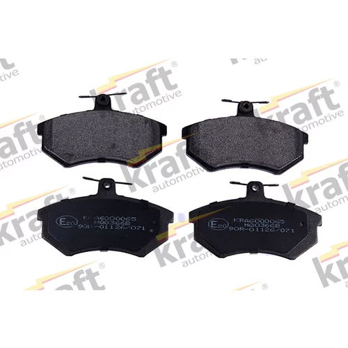 Sada brzdových platničiek kotúčovej brzdy KRAFT AUTOMOTIVE 6000065