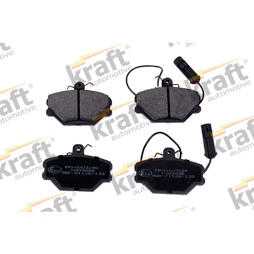Sada brzdových platničiek kotúčovej brzdy KRAFT AUTOMOTIVE 6003190
