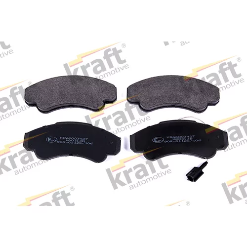 Sada brzdových platničiek kotúčovej brzdy KRAFT AUTOMOTIVE 6003427