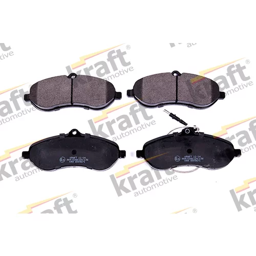 Sada brzdových platničiek kotúčovej brzdy KRAFT AUTOMOTIVE 6005671