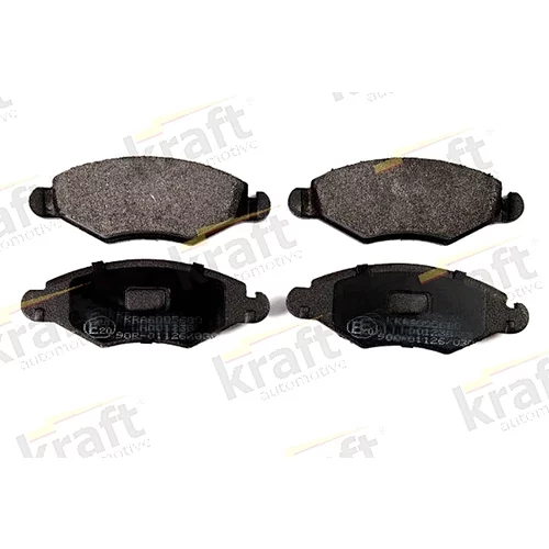 Sada brzdových platničiek kotúčovej brzdy KRAFT AUTOMOTIVE 6005680