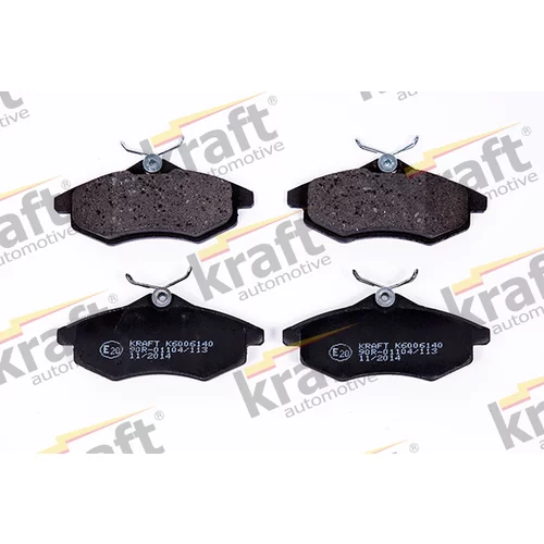 Sada brzdových platničiek kotúčovej brzdy KRAFT AUTOMOTIVE 6006140
