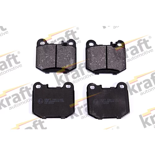 Sada brzdových platničiek kotúčovej brzdy KRAFT AUTOMOTIVE 6011166