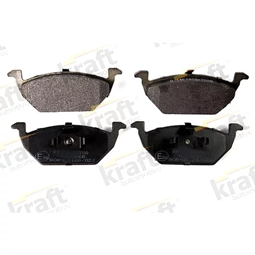 Sada brzdových platničiek kotúčovej brzdy KRAFT AUTOMOTIVE 6000380