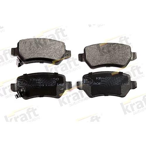 Sada brzdových platničiek kotúčovej brzdy KRAFT AUTOMOTIVE 6001650