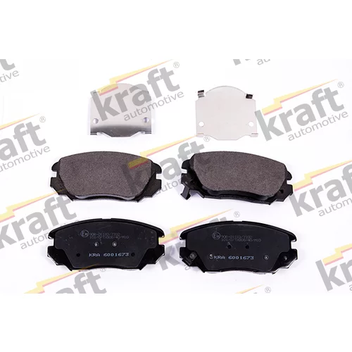 Sada brzdových platničiek kotúčovej brzdy KRAFT AUTOMOTIVE 6001673