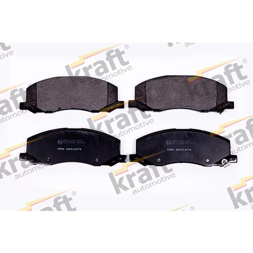 Sada brzdových platničiek kotúčovej brzdy KRAFT AUTOMOTIVE 6001674