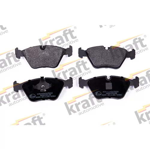 Sada brzdových platničiek kotúčovej brzdy KRAFT AUTOMOTIVE 6002500