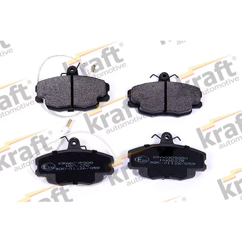 Sada brzdových platničiek kotúčovej brzdy KRAFT AUTOMOTIVE 6005000