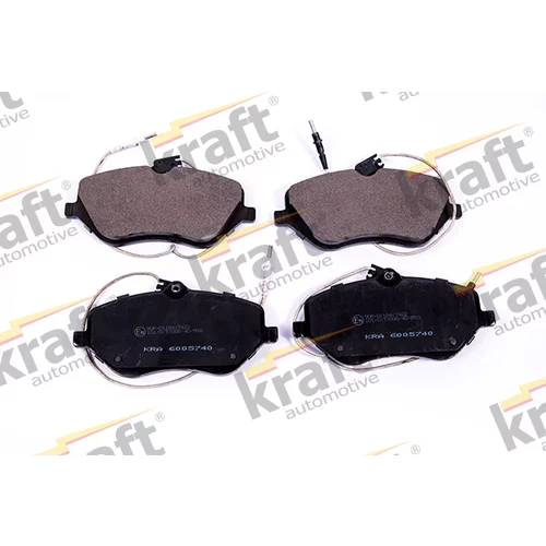 Sada brzdových platničiek kotúčovej brzdy KRAFT AUTOMOTIVE 6005740