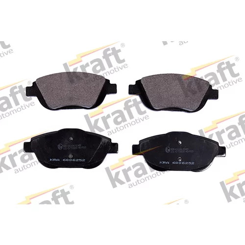 Sada brzdových platničiek kotúčovej brzdy KRAFT AUTOMOTIVE 6006252