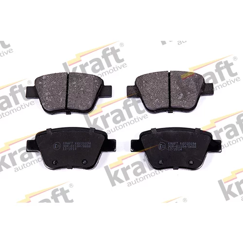 Sada brzdových platničiek kotúčovej brzdy KRAFT AUTOMOTIVE 6010094