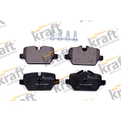 Sada brzdových platničiek kotúčovej brzdy KRAFT AUTOMOTIVE 6012548