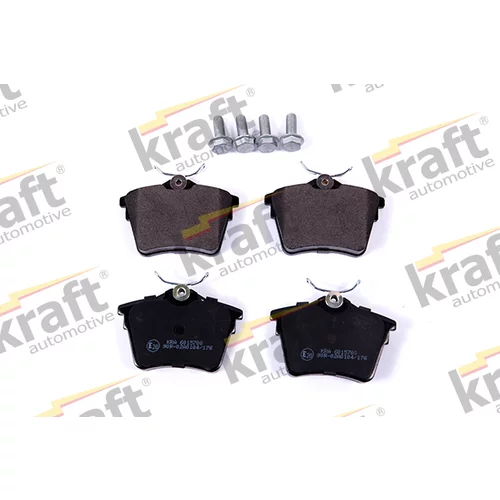 Sada brzdových platničiek kotúčovej brzdy KRAFT AUTOMOTIVE 6015700