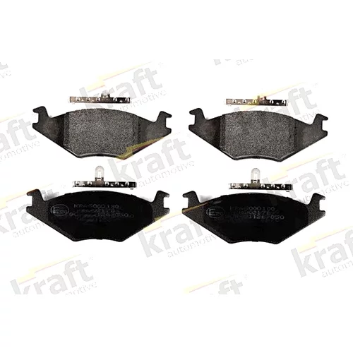 Sada brzdových platničiek kotúčovej brzdy KRAFT AUTOMOTIVE 6000180