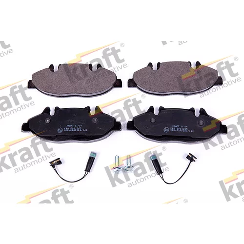 Sada brzdových platničiek kotúčovej brzdy KRAFT AUTOMOTIVE 6001265