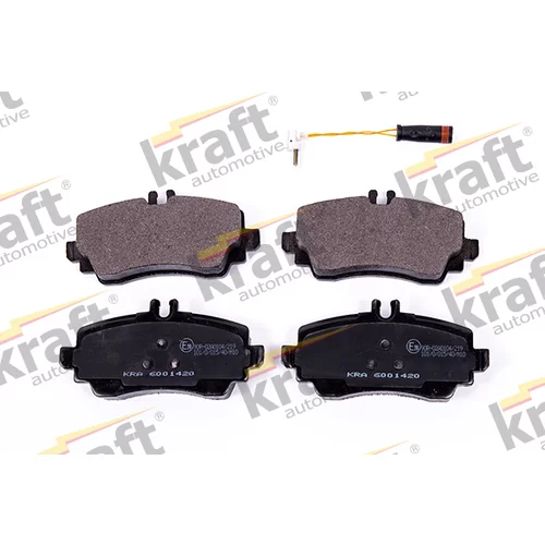 Sada brzdových platničiek kotúčovej brzdy KRAFT AUTOMOTIVE 6001420