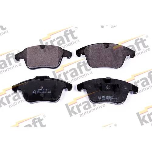 Sada brzdových platničiek kotúčovej brzdy KRAFT AUTOMOTIVE 6002177