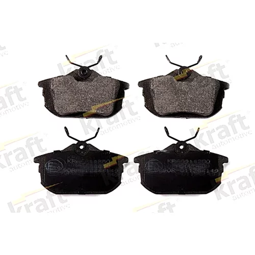 Sada brzdových platničiek kotúčovej brzdy KRAFT AUTOMOTIVE 6014250