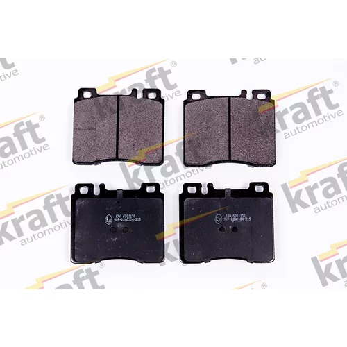 Sada brzdových platničiek kotúčovej brzdy KRAFT AUTOMOTIVE 6001150