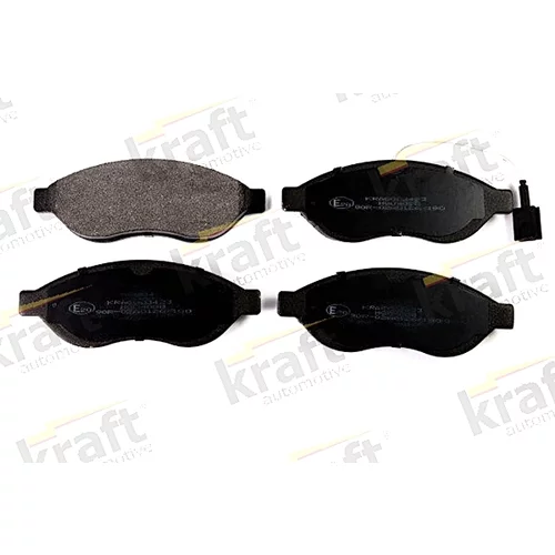 Sada brzdových platničiek kotúčovej brzdy KRAFT AUTOMOTIVE 6003423