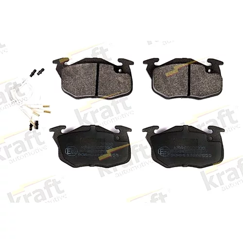 Sada brzdových platničiek kotúčovej brzdy KRAFT AUTOMOTIVE 6005500